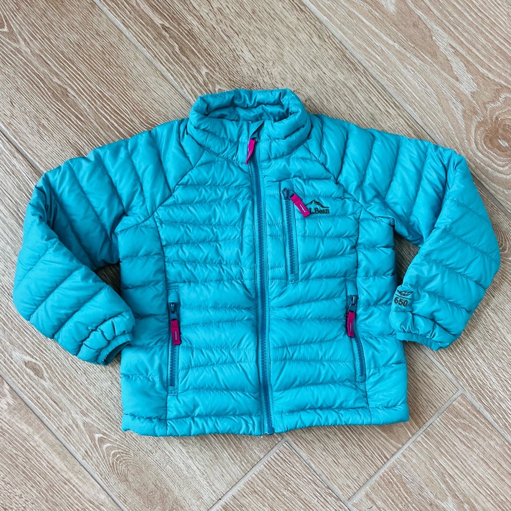 LL Bean primaloft 650 fill jacket 4T